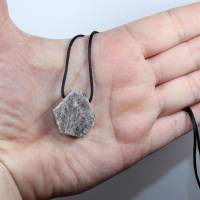 Rubin | Halskette mit Band oder Silber 925 --- Stein-Größe: 25 x 24 mm Bild 8