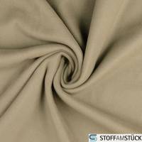 Stoff Polyester Fleece sand Antipilling beidseitig weich beige Bild 1