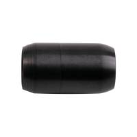 Edelstahl Magnetverschluss Schwarz 25x14mm (ID 10mm) gebürstet für rundes Leder und Bänder Bild 2
