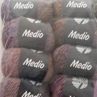 10 Knäuel Wolle in OVP 500 Gramm Medio von Lana Grossa in traumhaft schönen Farbverläufen Farbe 036 Partie 2755 Bild 3