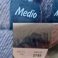 10 Knäuel Wolle in OVP 500 Gramm Medio von Lana Grossa in traumhaft schönen Farbverläufen Farbe 036 Partie 2755 Bild 5