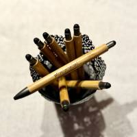 mimimimimi - Kuli mit Spruch, lustiger Kugelschreiber mit Gravur, Bambus - originelle Geschenkidee Bild 1