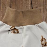 Pumphose Hasen in beige - Osteroutfit für Babys und Kinder Bild 3