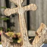 Anker aus Treibholz, Treibholz-Skulptur, Driftwood-Anchor, Anker-Skulptur Bild 10
