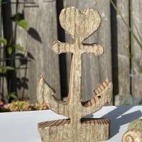 Anker aus Treibholz, Treibholz-Skulptur, Driftwood-Anchor, Anker-Skulptur Bild 5