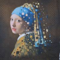♕ Sweat Panel von Stenzo Vermeer Perlenohrring Hoodie Sweater 175 x 150 cm ♕ Bild 1