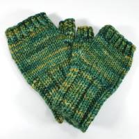 Fingerlose Handschuhe für Kleinkinder - Grün Bild 4