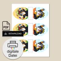 Ostereier-Hülle PDF zum Download Bild 1