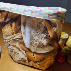 Lunchbag, Brotbeutel, Kulturtasche, Frühstücksbeutel Bild 7