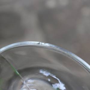 5 Weingläser Kristallglas geschliffene Streifen Gläser 60er 70er Jahre  DDR GDR Bild 7