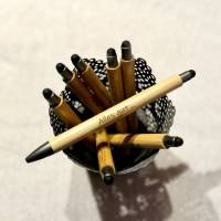 Alles gut - Kuli mit Spruch, lustiger Kugelschreiber mit Gravur, Bambus - originelle Geschenkidee Bild 1