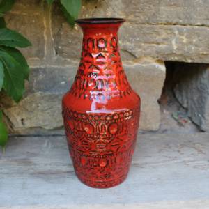 große Bay Vase 606-30 Bodo Mans Pop Art Keramik WGP 60er Jahre West Germany Bild 2