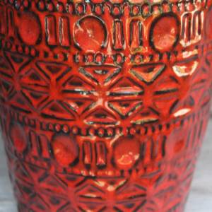 große Bay Vase 606-30 Bodo Mans Pop Art Keramik WGP 60er Jahre West Germany Bild 4