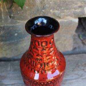 große Bay Vase 606-30 Bodo Mans Pop Art Keramik WGP 60er Jahre West Germany Bild 5
