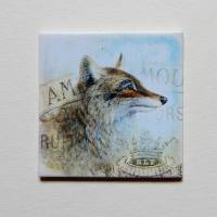 Handmade Legespiel für Erwachsene Füchse und Wölfe 24 Paare 48 Karten  in schöner Schachtel Bild 6