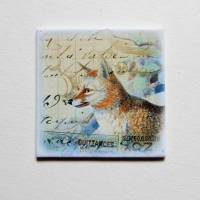 Handmade Legespiel für Erwachsene Füchse und Wölfe 24 Paare 48 Karten  in schöner Schachtel Bild 8