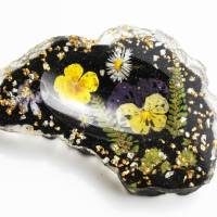 Schmuckschale/Ringschale "Blumengarten" aus Gießharz - resinart Bild 1