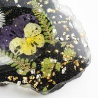 Schmuckschale/Ringschale "Blumengarten" aus Gießharz - resinart Bild 4