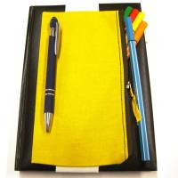 Stiftemäppchen mit Gummiband, Stifetäschchen, Federmäppchen für Kalender Tagebuch Notizblock Notebook Tasche fürs Handy Bild 3