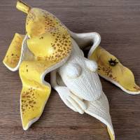 Der Bananenfrosch, Frosch, Frosch Skulptur, Bananenschale, Banane, Froschkönig, Froschplastik, Froschfigur Bild 4