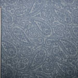 15,70 EUR/m Dirndl-Stoff Paisley blau Baumwollsatin Bild 8