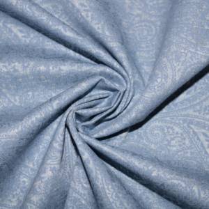 15,70 EUR/m Dirndl-Stoff Paisley blau Baumwollsatin Bild 9