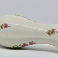 Vintage Vase Blumenvase Porzellan Floral Blumendekor Bareuther Bavaria 50er Jahre Zeitlos Geschenk Mutter Bild 3