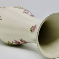 Vintage Vase Blumenvase Porzellan Floral Blumendekor Bareuther Bavaria 50er Jahre Zeitlos Geschenk Mutter Bild 4