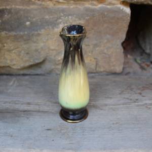 BAY Vase 537 / 17 Laufglasur Keramik Goldrand 30er 40er Jahre Germany Art Deco Bild 5