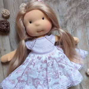 Stoffpuppe Alea | 45cm | versandfertig | Puppe nach Waldorfart | Taluwa Doll | Schmusepuppe Puppe Bild 3