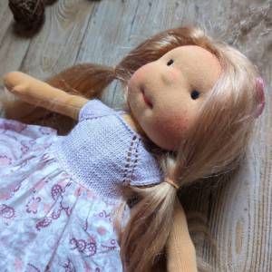 Stoffpuppe Alea | 45cm | versandfertig | Puppe nach Waldorfart | Taluwa Doll | Schmusepuppe Puppe Bild 5