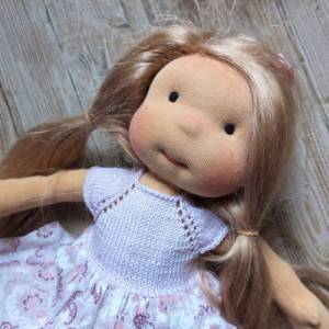 Stoffpuppe Alea | 45cm | versandfertig | Puppe nach Waldorfart | Taluwa Doll | Schmusepuppe Puppe Bild 7