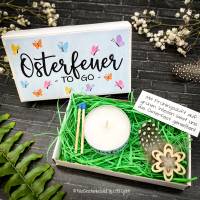 Osterfeuer to go - Osterkerze - Ostergeschenk, Mitbringsel, Ostern, Gastgeschenk, Osterfeuer, Osterdeko, personalisert Bild 10