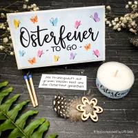Osterfeuer to go - Osterkerze - Ostergeschenk, Mitbringsel, Ostern, Gastgeschenk, Osterfeuer, Osterdeko, personalisert Bild 9