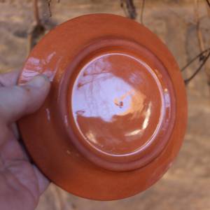 13 tlg. Kaffee Tee Service Pfauenauge bulgarische Majolika Keramik 60er 70er Jahre Bild 5