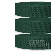3 m / 10 m Gurtband BASIC 20 | 25 | 30 mm breit kieferngrün (608) Bild 1