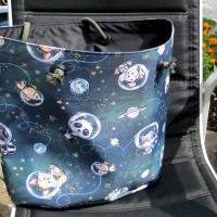 Shopper Einkaufstasche abwaschbar *Tiere im Weltraum* Bild 4