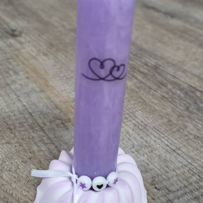 Gugelhupf*Kerze*Herzchen*Geschenkset*Lavendel