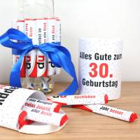 SOFORT DOWNLOAD - Duplo Banderolen 50 Geburtstag Geschenk Last Minute DIY Bild 4
