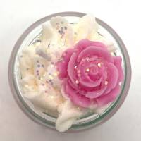 Precious Rose Duftkerze - small - Duft nach Rose und Hibiskus Bild 5