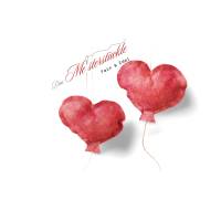 Herzballon Dekoballons rot personalisierbar handgemacht Bild 2