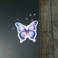 Wunderschöner Sticker auf glänzendem Vinyl. Sei ein Schmetterling. Bild 4