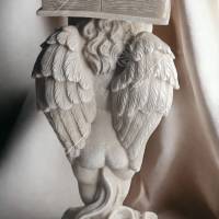 Latexform Teelichthalter Engel mit Buch - Mold Gießform - NL002401 Bild 4