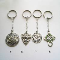 Schlüsselanhänger mit einem Anhänger keltische Knoten 12 Anhänger zur Auswahl Bild 3
