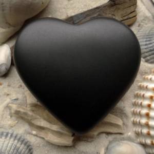 Herz Keltisches Herz Gravur Talisman Glücksbringer - Keltenkunst als toller Handschmeichler aus Basalt Bild 3