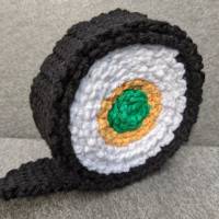 Gehäkeltes Schneckenband "Sushi II" für kleine Hände Bild 2