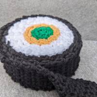 Gehäkeltes Schneckenband "Sushi II" für kleine Hände Bild 3