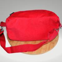 Bauchtasche Damen/Bauchtasche Cord rot/Hip Bag/ Gürteltasche Damen /crossbody bag//BumBag/ Cordtasche / rote Tasche Bild 3