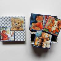 Handmade Legespiel für Erwachsene Bilder Teddybären Bilder 15 Paare 30 Karten Bild 1