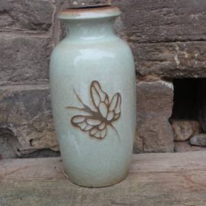 Scheurich Bodenvase Vase 291-38 WGP Libellen Dekor Keramik 60er 70er Jahre Bild 5